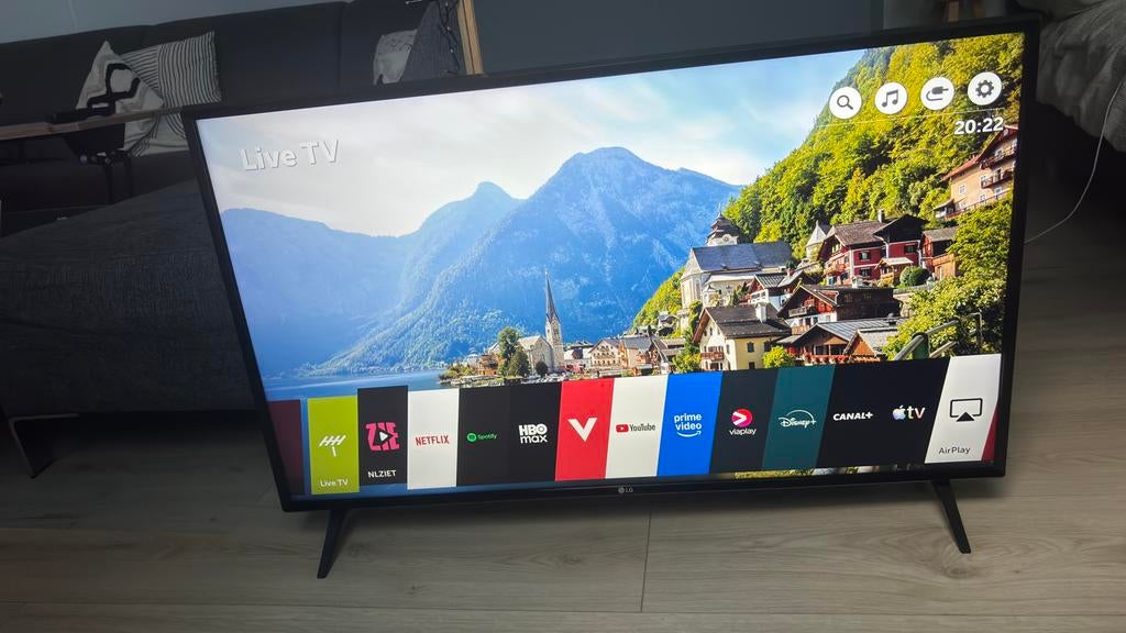 LG 43 inch 4K Ultra HD Smart TV, Audio, Tv en Foto, Televisies, Ophalen, LED, 50 Hz, Zo goed als nieuw