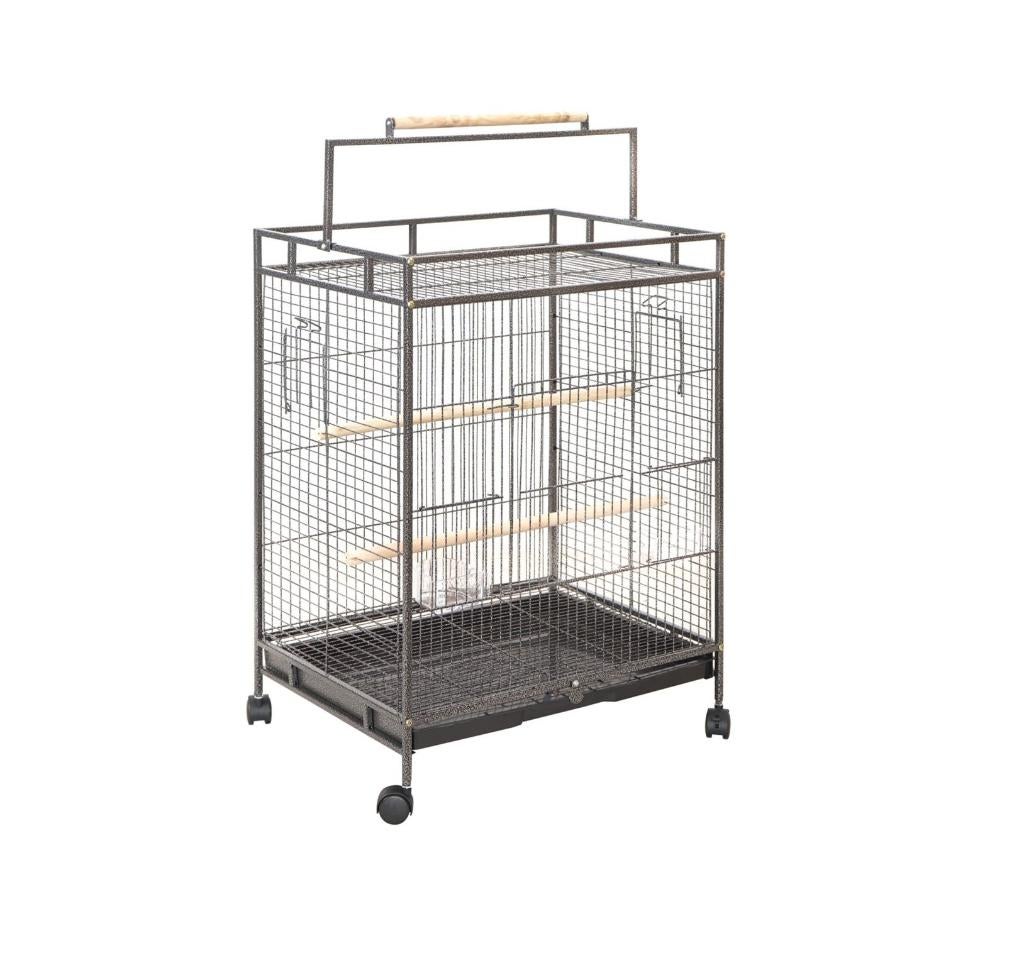 Binnen Volière Elegant - Hamerslag Antraciet Vogel Vogelkooi, Ophalen of Verzenden, Nieuw, Metaal, Vogelkooi