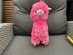 Nieuwe zgan roze pluche lama alpaca knuffel ca 30cm, Ophalen, Overige typen, Nieuw, Middelgroot (20 tot 80 cm)