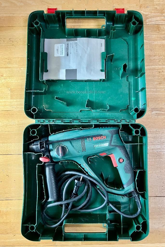 bosch boormachine Boschhammer PBH 2100 RE, Zo goed als nieuw, Variabele snelheid, 400 tot 600 watt, Ophalen