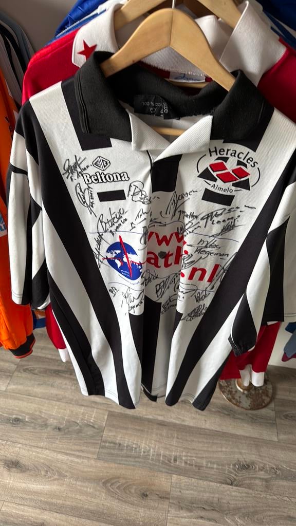 SC Heracles match shirt, Ophalen of Verzenden, Zo goed als nieuw, Overige binnenlandse clubs, Shirt