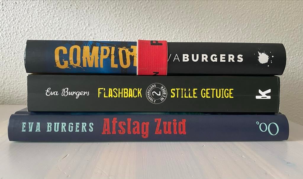 3x boek thriller Eva Burgers, inclusief 1 pocket, Boeken, Ophalen of Verzenden, Zo goed als nieuw, Nederland