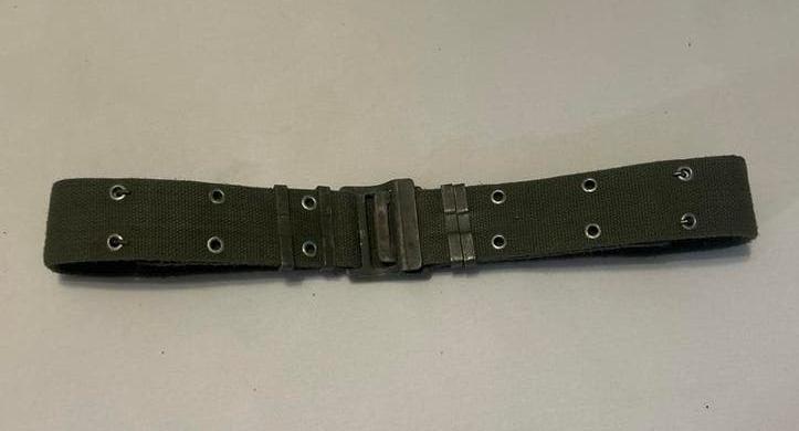 Originele Franse leger marine webbing riem, Verzamelen, Ophalen of Verzenden