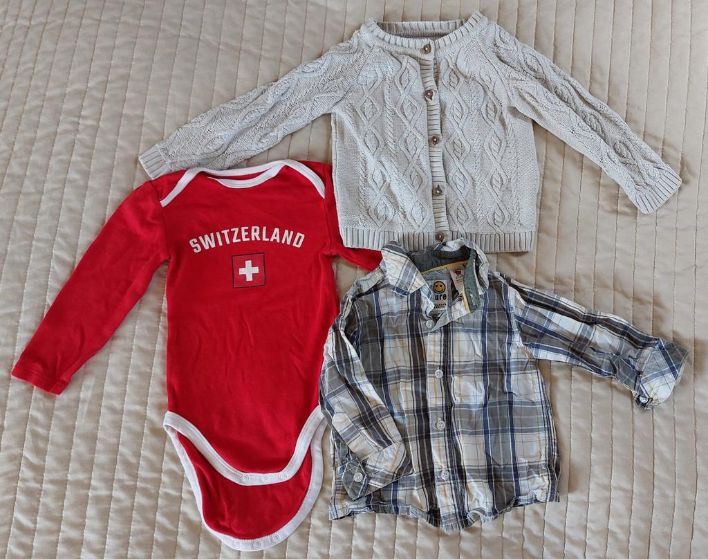 Kledingpakket jongens maat 80, Kinderen en Baby's, Babykleding | Maat 80, Ophalen of Verzenden, Zo goed als nieuw, Jongetje, Overhemdje of Bloesje
