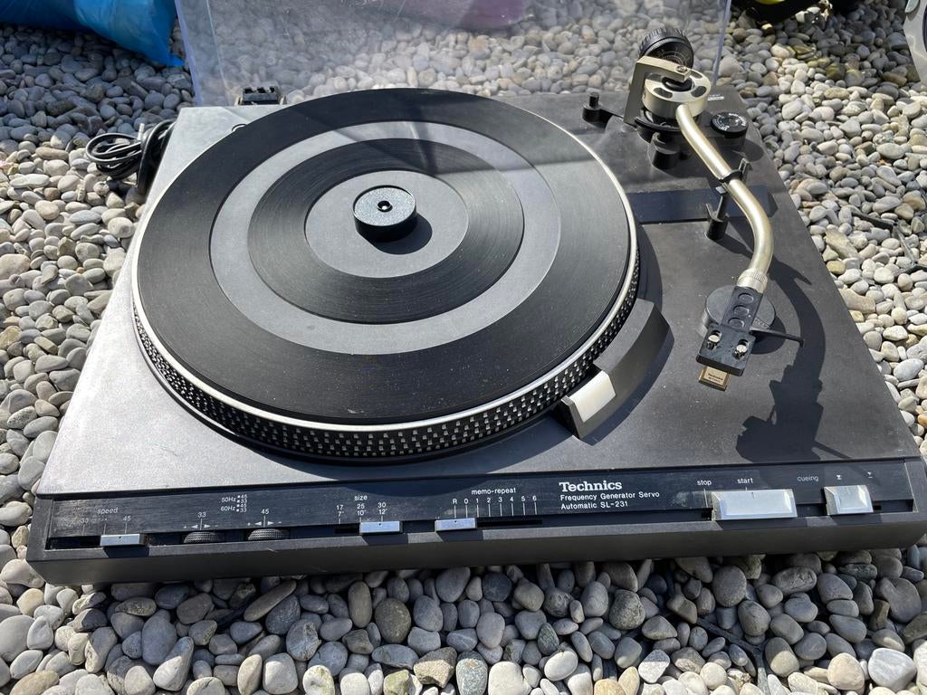Technics SL-210 Platenspeler - Vintage snaar aangedreven, Gebruikt, Automatisch, Ophalen of Verzenden, Platenspeler