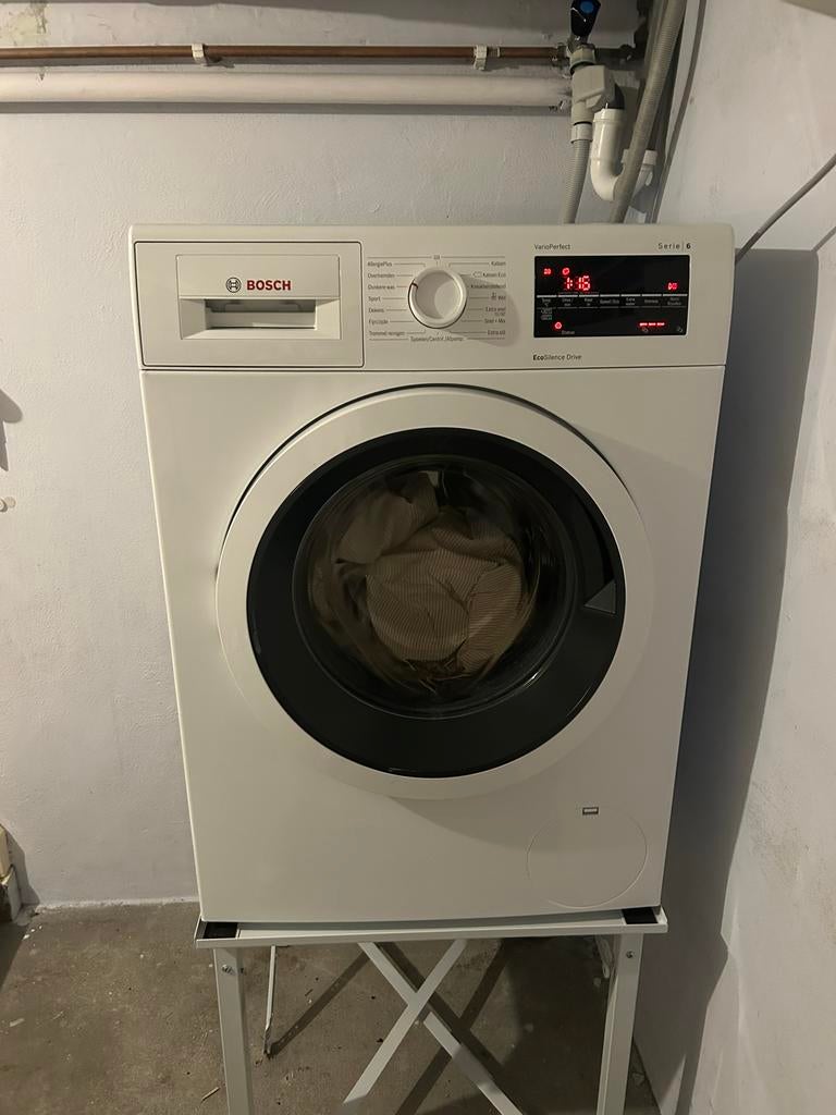 Bosch Wasmachine Zo Goed Als Nieuw - Wegens Verhuizing, Ophalen, Zo goed als nieuw, Voorlader, Kort programma