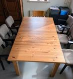 IN PRIJS VERLAAGD Robuuste uitschuifbare eettafel van IKEA, Ophalen, Gebruikt, 100 tot 150 cm, 200 cm of meer