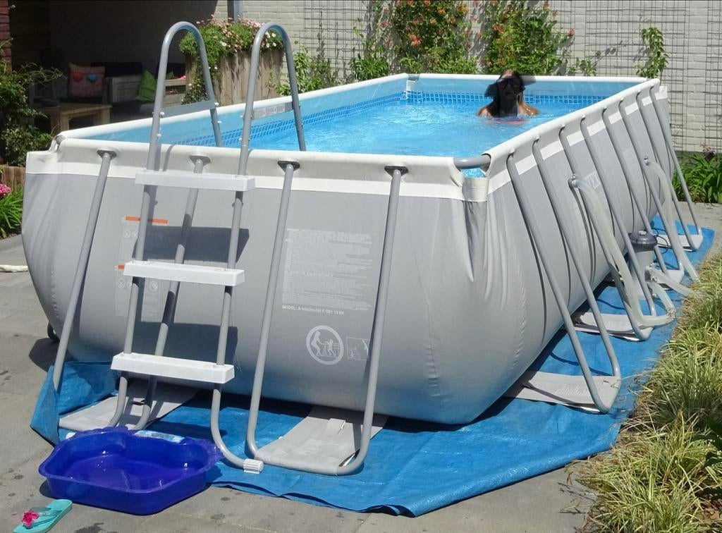 Compleet Intex zwembad 4x2x1 met veel extra’s, Tuin en Terras, Zwembaden, Ophalen, Gebruikt, 200 tot 300 cm, 80 tot 120 cm