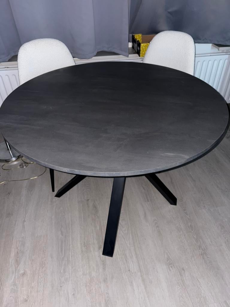 Ikea ronde eettafel, Ophalen, 100 tot 150 cm, Rond, Nieuw