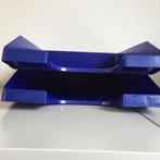 3 Leitz afleg bakjes brievenbakjes koningsblauw, Ophalen, Zo goed als nieuw