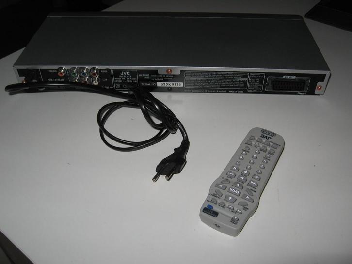 DVD speler JVC  + Afstand bediening 50 hz 11 v €15,-, Audio, Tv en Foto, Dvd-spelers, Zo goed als nieuw, Overige merken, Ophalen of Verzenden