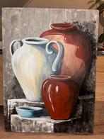 Schilderij vazen, Ophalen