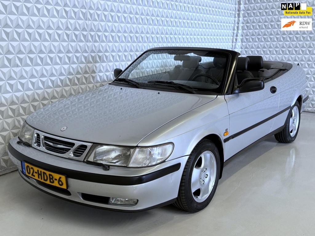 Saab 9-3 Cabrio 2.0 Turbo S 185PK AUTOMAAT / 216.000km (1999, Auto's, Saab, Gebruikt, Zwart, 4 cilinders, Cabriolet