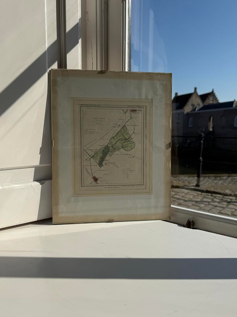 Kuyperkaart Stompwijk - Historische Landkaart Zuid-Holland, Ophalen, 1800 tot 2000, Nederland, Landkaart
