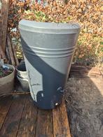Elho regenton/plantenbak met kraantje en overloop., Tuin en Terras, Ophalen, Kunststof, Gebruikt, Rond