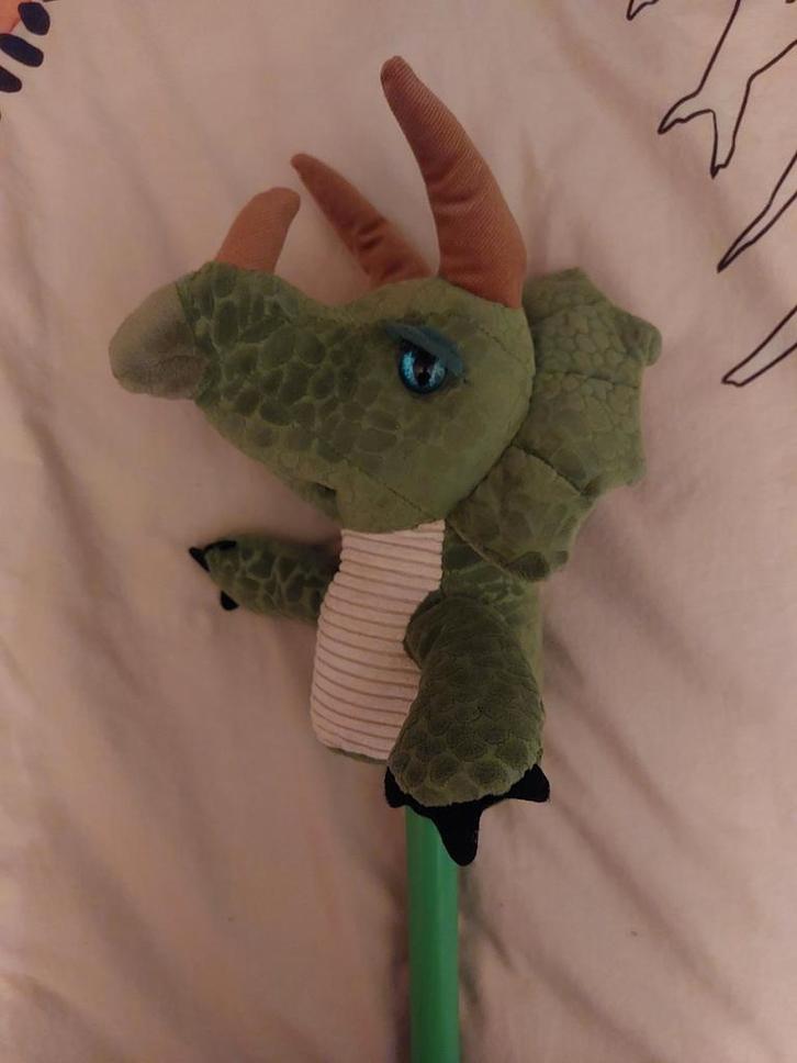 Dino stokpaard, Kinderen en Baby's, Speelgoed | Overig, Jongen of Meisje, Ophalen