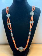 Zeer mooie, zeldzame, oude koraalketting 1910-1940s, Ophalen of Verzenden, Overige materialen, Ketting