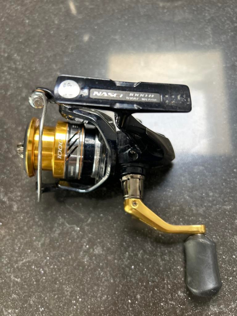 Shimano Nasci 1000 molen, Watersport en Boten, Hengelsport | Algemeen, Ophalen of Verzenden, Gebruikt, Molen