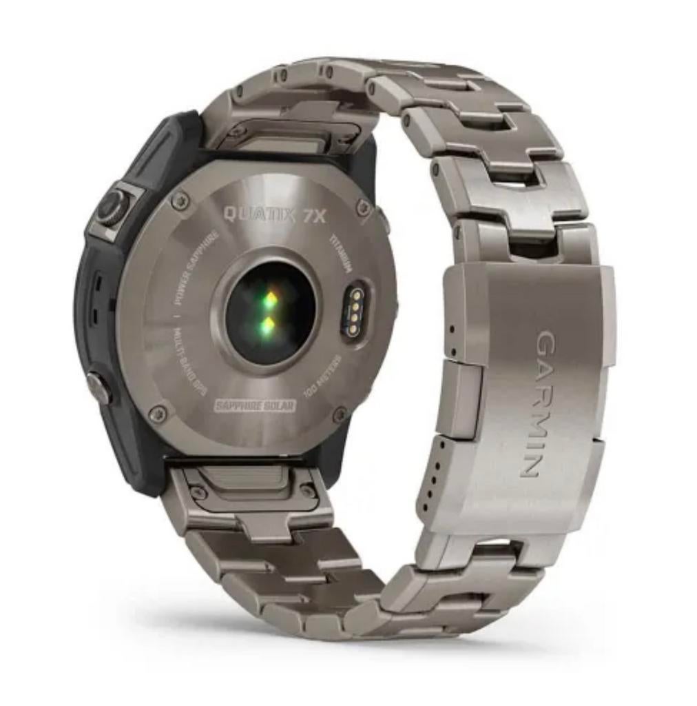 🔥 Garmin Quatix 7X Solar Titanium - Luxe Smartwatch Sealed, Klantenservice@garmin.nl, Staal, Polshorloge, Overige materialen