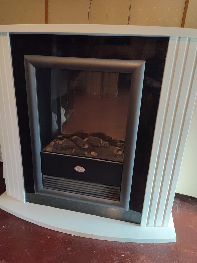 Sfeerhaard - Elektrische haard met ombouw, Huis en Inrichting, Haarden, Zo goed als nieuw, Elektrische haard, Ophalen of Verzenden