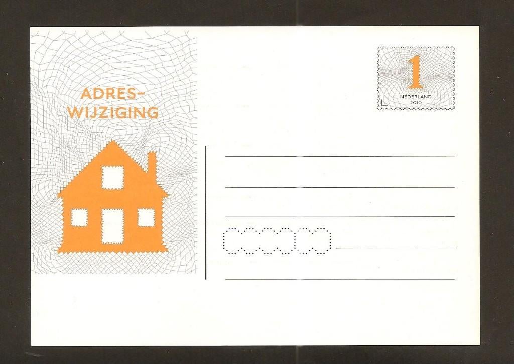 Adreswijziging waarde 1, A6 formaat, late datum. Lees Info., Ophalen of Verzenden, Briefkaart