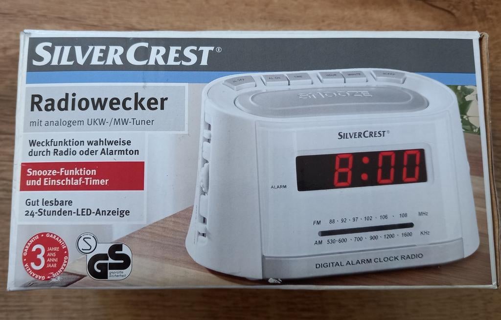 Wekkerradio, Ophalen of Verzenden, Nieuw, Digitaal