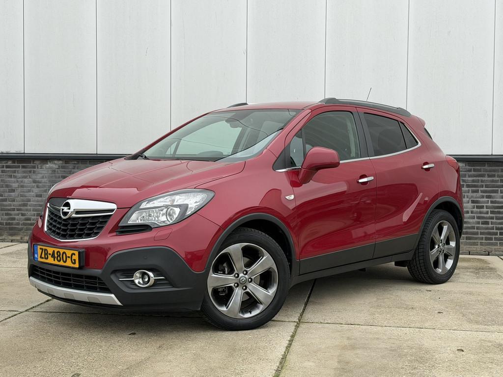 Opel Mokka 1.4 T Cosmo | Automaat | Trekhaak | Cruise | Clim, Auto's, Navigatiesysteem, 15 km/l, Gebruikt, Zwart