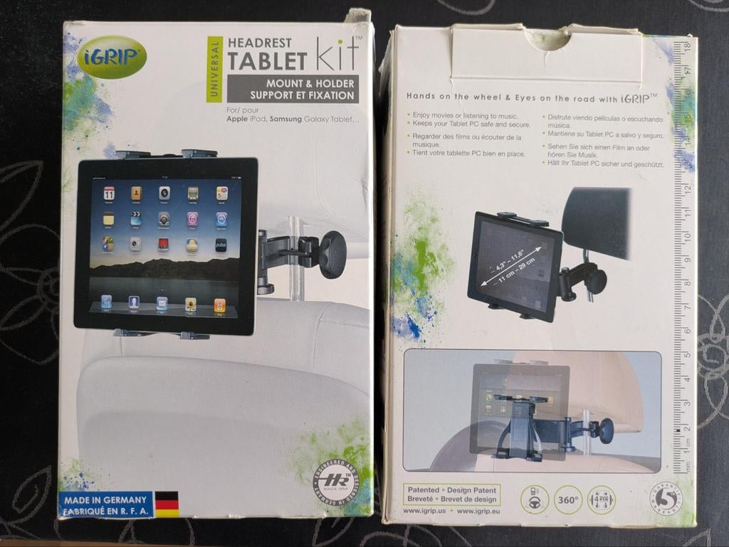 Universele tablethouder voor hoofdsteun, Ophalen, Zo goed als nieuw, Overige typen