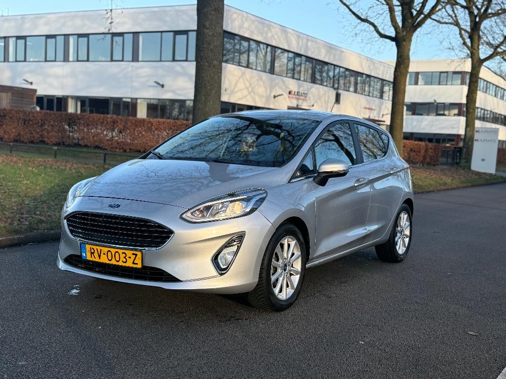 Ford Fiësta 1.0 Ecoboost 100pk 5dr 2018 Grijs, Voorwielaandrijving, 1063 kg, 580 kg, Origineel Nederlands