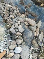 Vijverstenen, lavastenen, stenen voor waterval en grond, Ophalen, Gebruikt