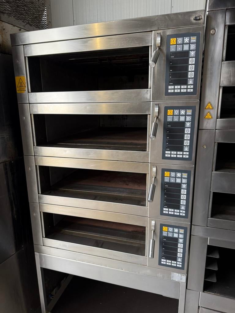 MIWE bakoven, 4 etages, 60x80 platen, Ophalen