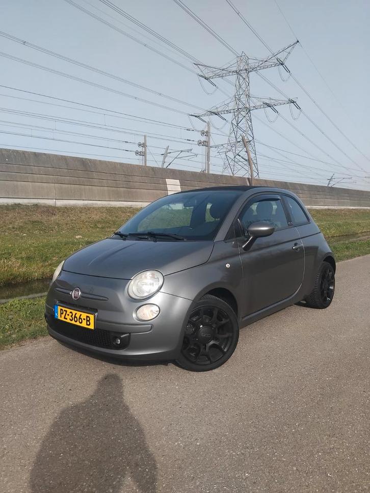 Fiat 500C 0.9 85pk Turbo Twinair 2012 Grijs, Auto's, Fiat, Particulier, 500C, ABS, Achteruitrijcamera, Airconditioning, Centrale vergrendeling