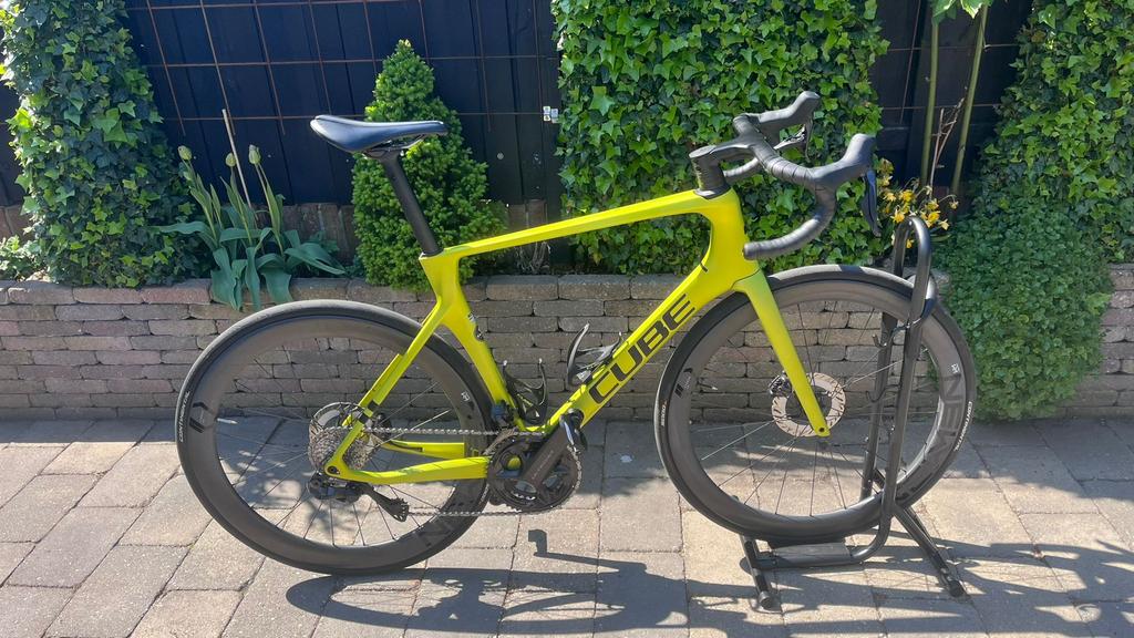 Cube agree c:62 race flashlime, Overige merken, Ophalen of Verzenden, Zo goed als nieuw, 57 tot 61 cm