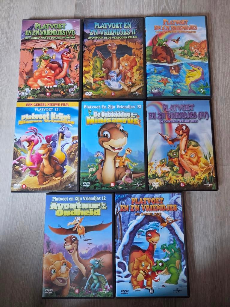 Platvoet en zijn vriendjes - 8x dvd, Alle leeftijden, Ophalen of Verzenden, Gebruikt