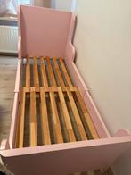 2x IKEA BUSUNGE Meegroeibed (roze) – 80x200 cm, Ophalen, 70 tot 85 cm, Zo goed als nieuw, Matras