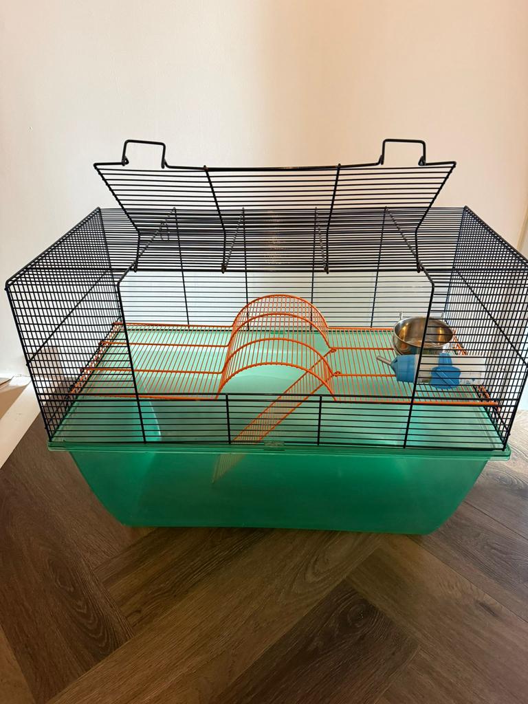 Mooi en compleet hok knaagdieren, Dieren en Toebehoren, Minder dan 75 cm, Zo goed als nieuw, Hok, Ophalen
