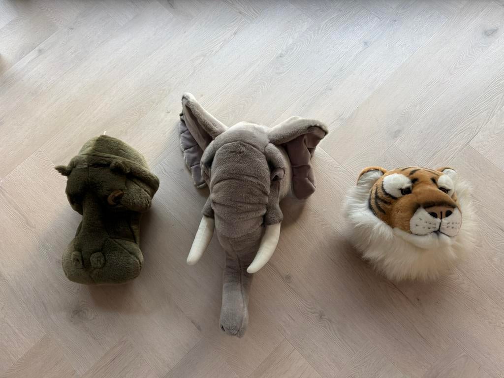 Dierenkoppen om op te hangen, Ophalen, Zo goed als nieuw, Beeldje of Figuurtje