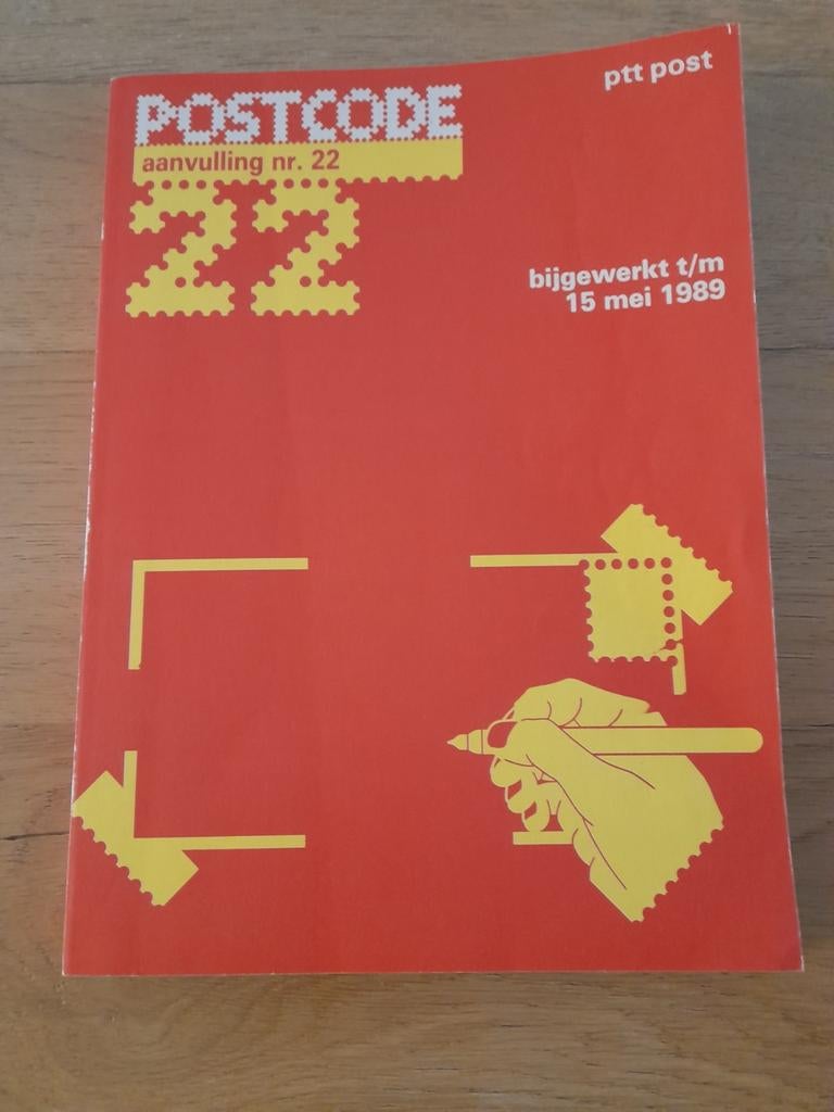 Postcode aanvulling nr. 22 PTT Post 1989, Ophalen, Gelezen