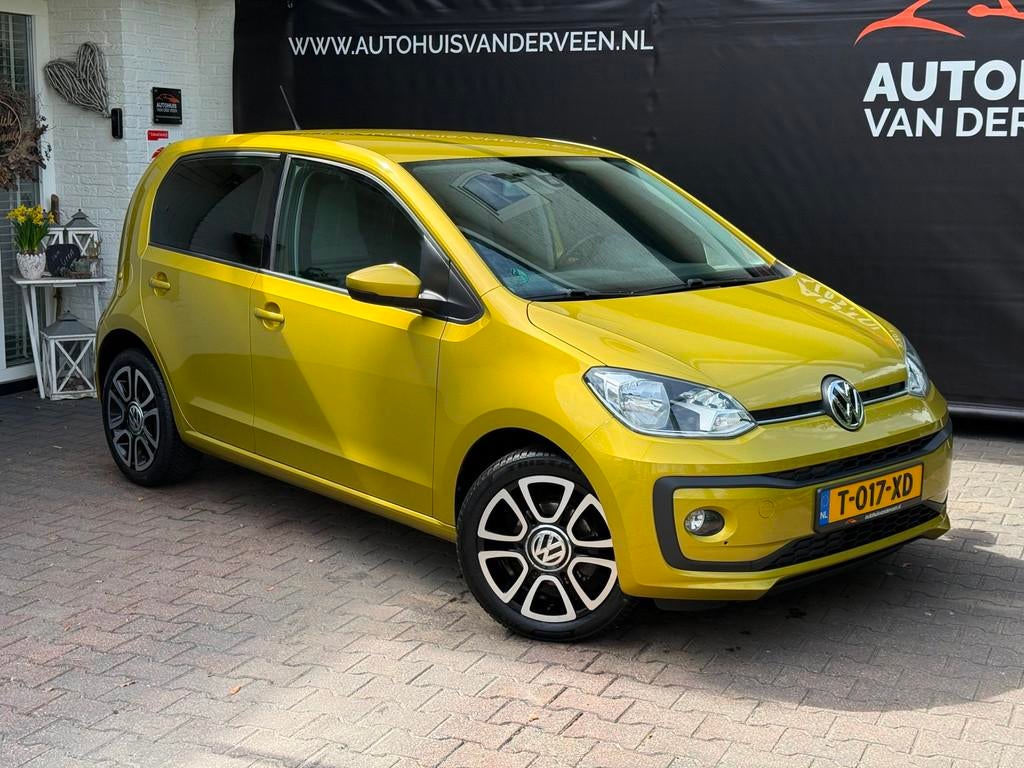 Volkswagen UP! 1.0 BMT High Up!, Cruise/PDC/Sound/Airco/Etc!, Voorwielaandrijving, Stof, Gebruikt, Overige kleuren