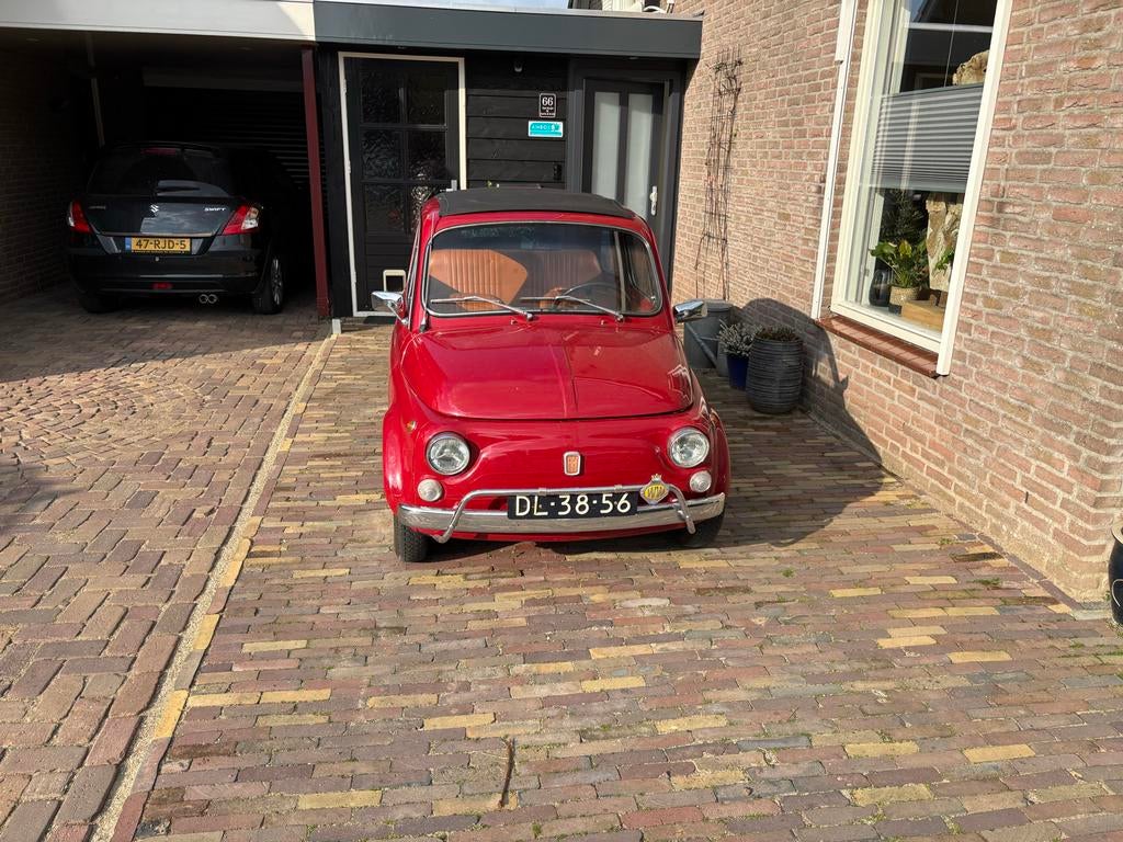 Fiat 500 0.5 L 1966 Rood, Auto's, Fiat, 514 kg, 499 cc, Particulier, Geïmporteerd
