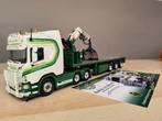 Tekno Scania Patrick Van Den Hoeven, Hobby en Vrije tijd, Modelauto's | 1:50, Ophalen of Verzenden, Zo goed als nieuw, Bus of Vrachtwagen