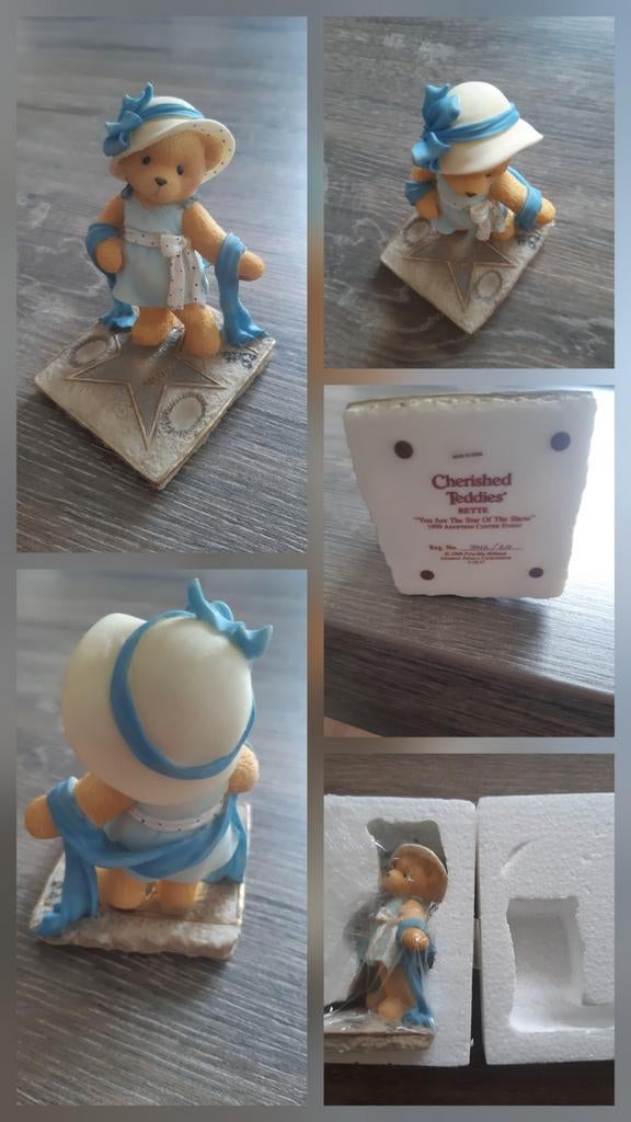 Cherished Teddies "Bette" - Nieuw in piepschuim, Ophalen of Verzenden, Nieuw, Beeldje, Cherished Teddies