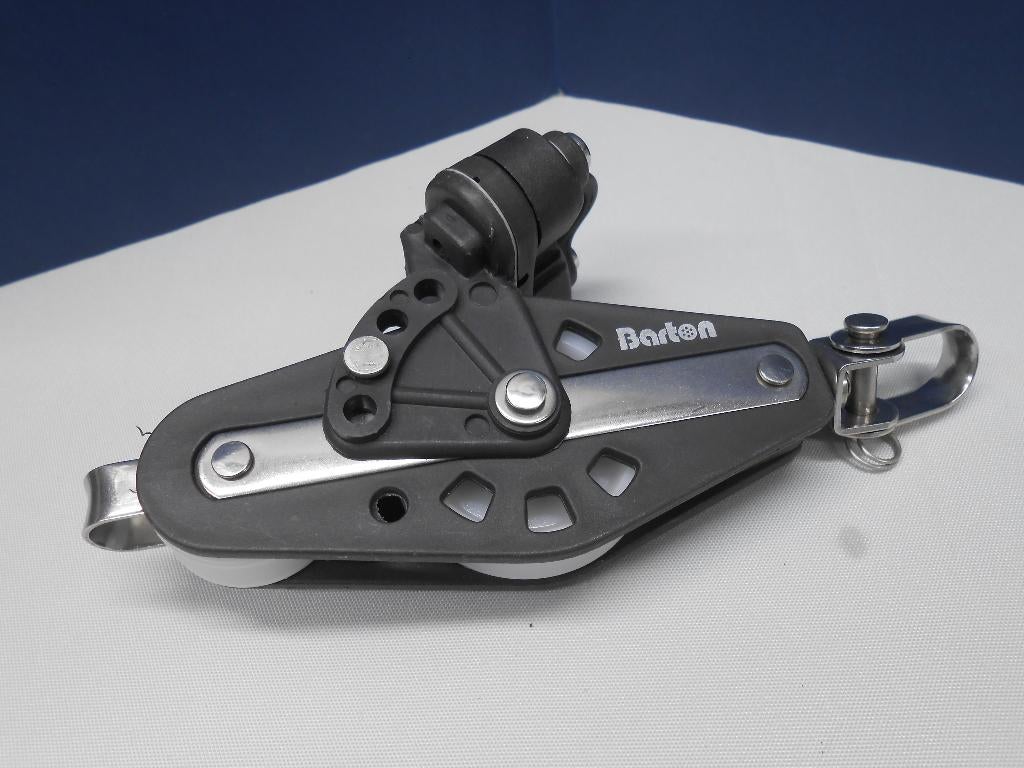 Schootblok, Vioolblok + klem, hondsvot, draaiwartel, 8 mm, Watersport en Boten, Accessoires en Onderhoud, Ophalen of Verzenden