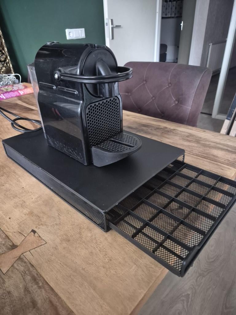 Nespresso Magimix + cup houder, Witgoed en Apparatuur, Koffiezetapparaten, Ophalen, Gebruikt, Espresso apparaat, 1 kopje