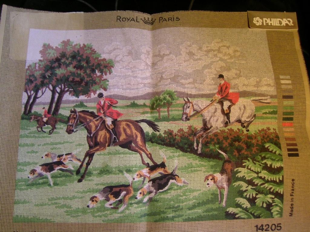 NIEUW Stramien Jacht van Royal Paris. En Verkoop DMC Garens, Hobby en Vrije tijd, Borduren en Borduurmachines, Ophalen of Verzenden