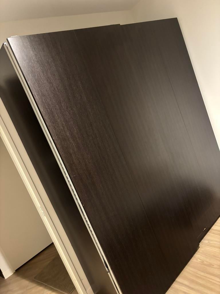 Zwart bruine IKEA PAX kast, Ophalen of Verzenden, Zo goed als nieuw