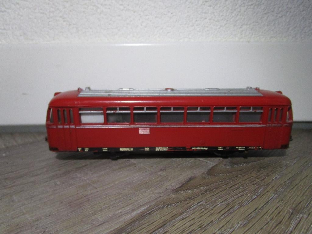 Marklin railbus 3016 met verlichting., Hobby en Vrije tijd, Wisselstroom, Gebruikt, Locomotief, Ophalen of Verzenden