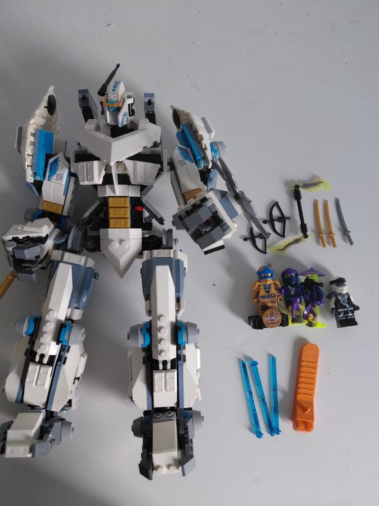 Lego Ninjago Zane's Titanium Mecha Duel (71738), Kinderen en Baby's, Speelgoed | Duplo en Lego, Compleet, Gebruikt, Lego, Ophalen of Verzenden