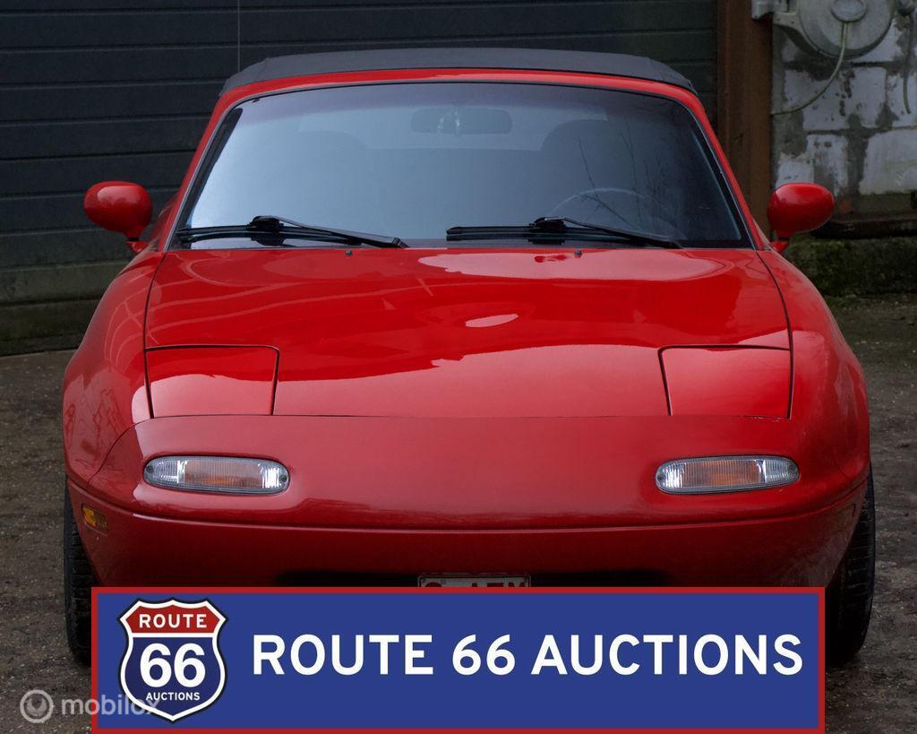 Mazda MX-5 Miata | 1990 | Route 66 Auctions, Auto's, Overige carrosserieën, Zwart, Bedrijf, Handgeschakeld