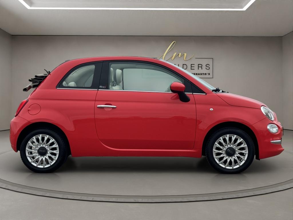 Fiat 500C 1.2 Lounge 2018 KORAAL | Cabriolet | Climate Contr, Keurmerk '100% Onderhouden', Gebruikt, 4 cilinders, Cabriolet